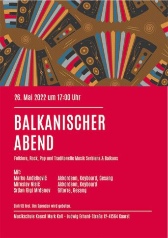 BALKANISCHER ABEND; Bildrechte: Musikschule Mark Koll