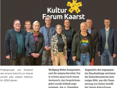 Beitrag aus "Kaarster Leben" 02/2024 des Stadt-Kurier Kurier Verlag GmbH, Neuss